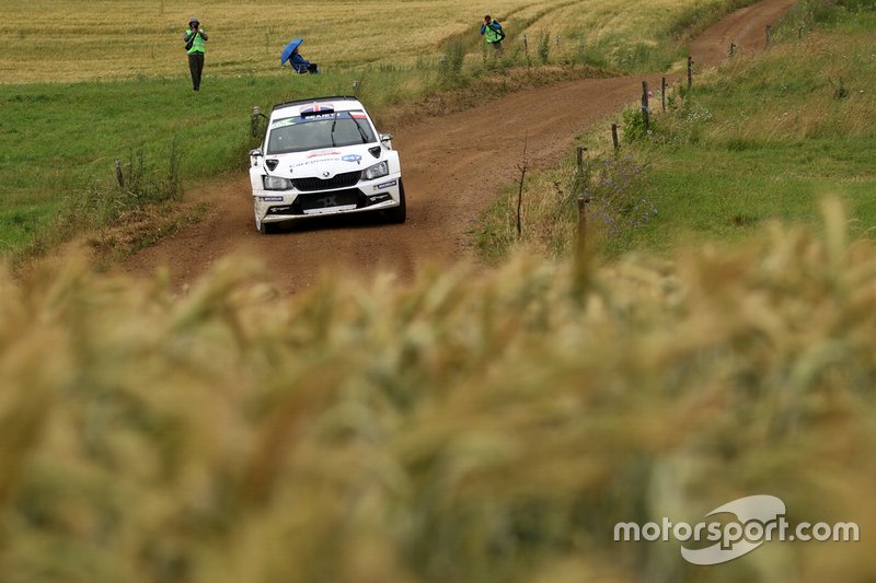 Chris Ingram, Ross Whittock, Skoda Fabia R5, FIA ERC, Rally Poland