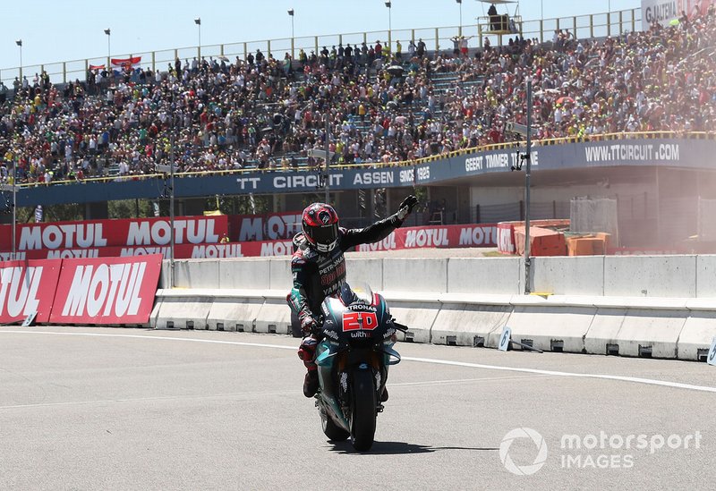 Ganador de la pole Fabio Quartararo, Petronas Yamaha SRT