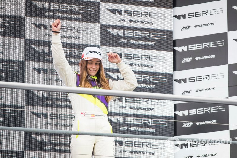 Marta Garcia sur le podium