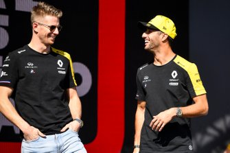 Nico Hulkenberg en Daniel Ricciardo, Renault