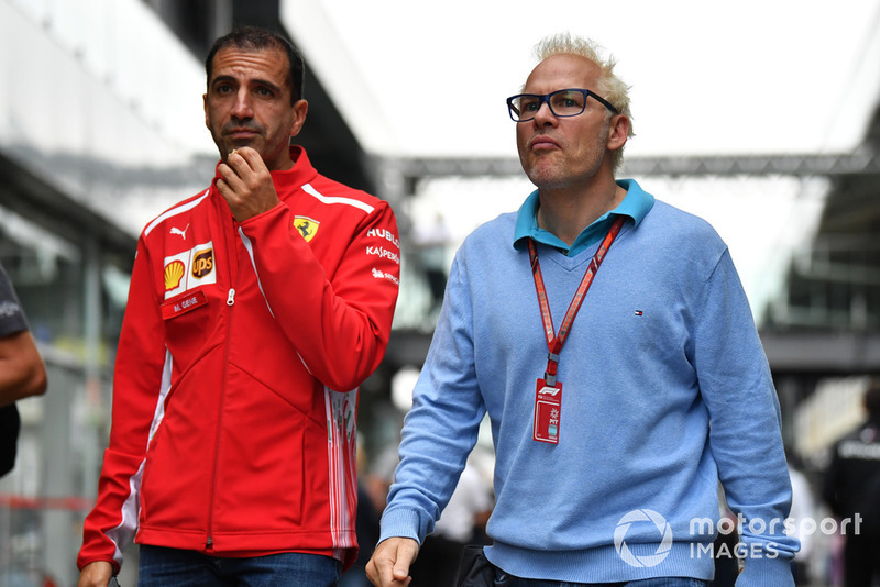 Marc Gene, Ferrari and Jacques Villeneuve, Sky Italia
