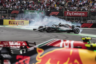 Lewis Hamilton, Mercedes-AMG F1 W09 EQ Power+ fête son titre