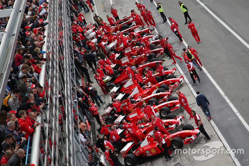 Ferrari F1 clienti ai box