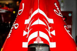 Philip Morris Mission Winnow branding on the Ferrari SF71H