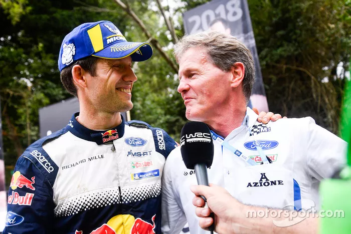 Il Campione 2018 del WRC Sébastien Ogier, M-Sport Ford, Malcolm Wilson