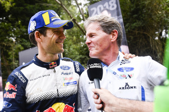 Le Champion WRC 2018 Sébastien Ogier, M-Sport Ford, avec Malcolm Wilson