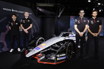 Oliver Rowland, Sébastien Buemi, Mitsunori Takaboshi, Jann Mardenborough, Nissan e.Dams