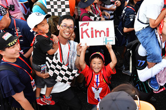 A young Kimi Raikkonen, Ferrari fan