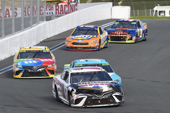 Daniel Suarez, Joe Gibbs Racing, Toyota Camry Lenox, Martin Truex Jr., Furniture Row Racing, Toyota Camry Auto-Owners Insurance, Kyle Busch, Joe Gibbs Racing, Toyota Camry M&M's