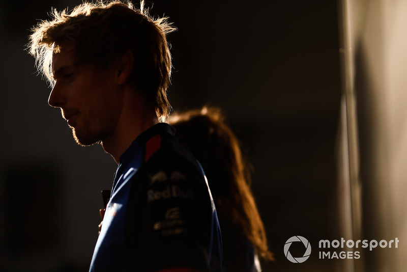 Brendon Hartley, Scuderia Toro Rosso, con los medios
