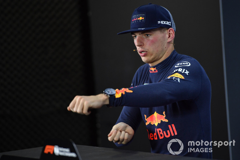 Max Verstappen, Red Bull Racing na coletiva de imprensa