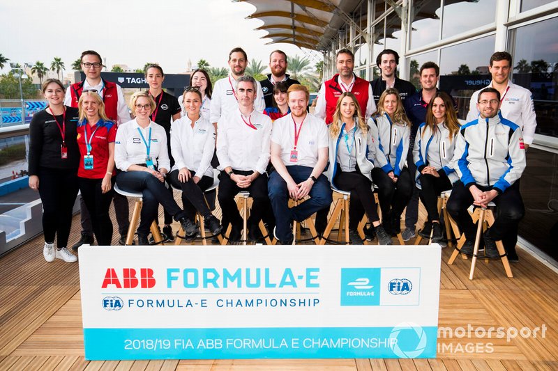 Series media representatives group photo