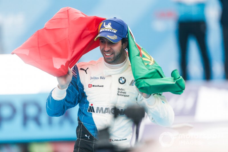 Race winner Antonio Felix da Costa, BMW I Andretti Motorsports