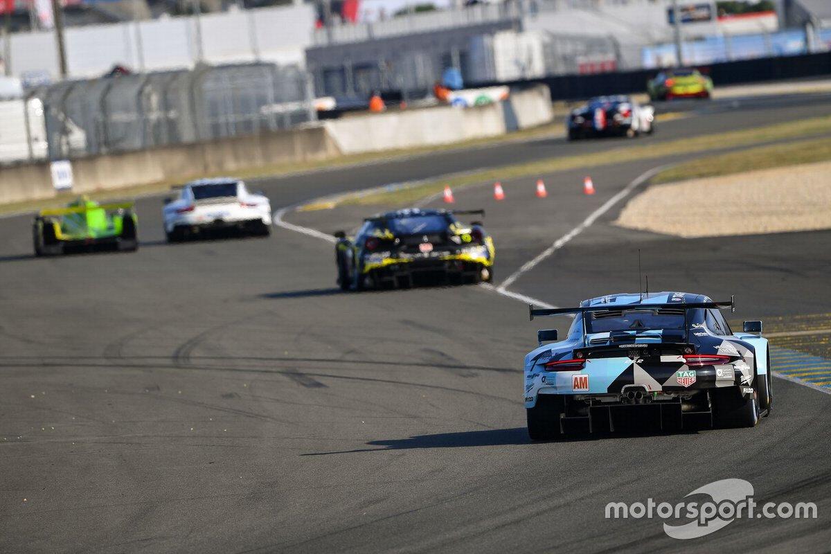 #77 Proton Competition Porsche 911 RSR: Christian Ried, Riccardo Pera, Matt Campbell