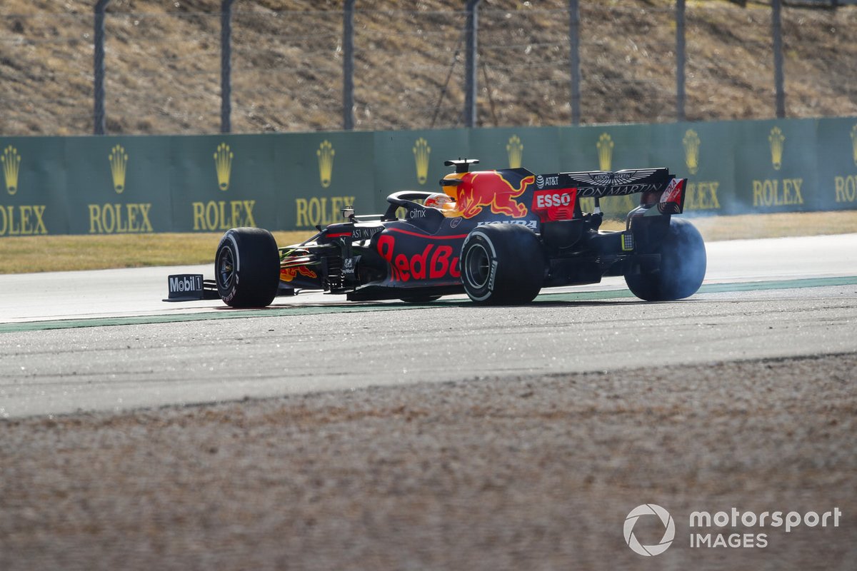 Max Verstappen, Red Bull Racing RB16 testacoda