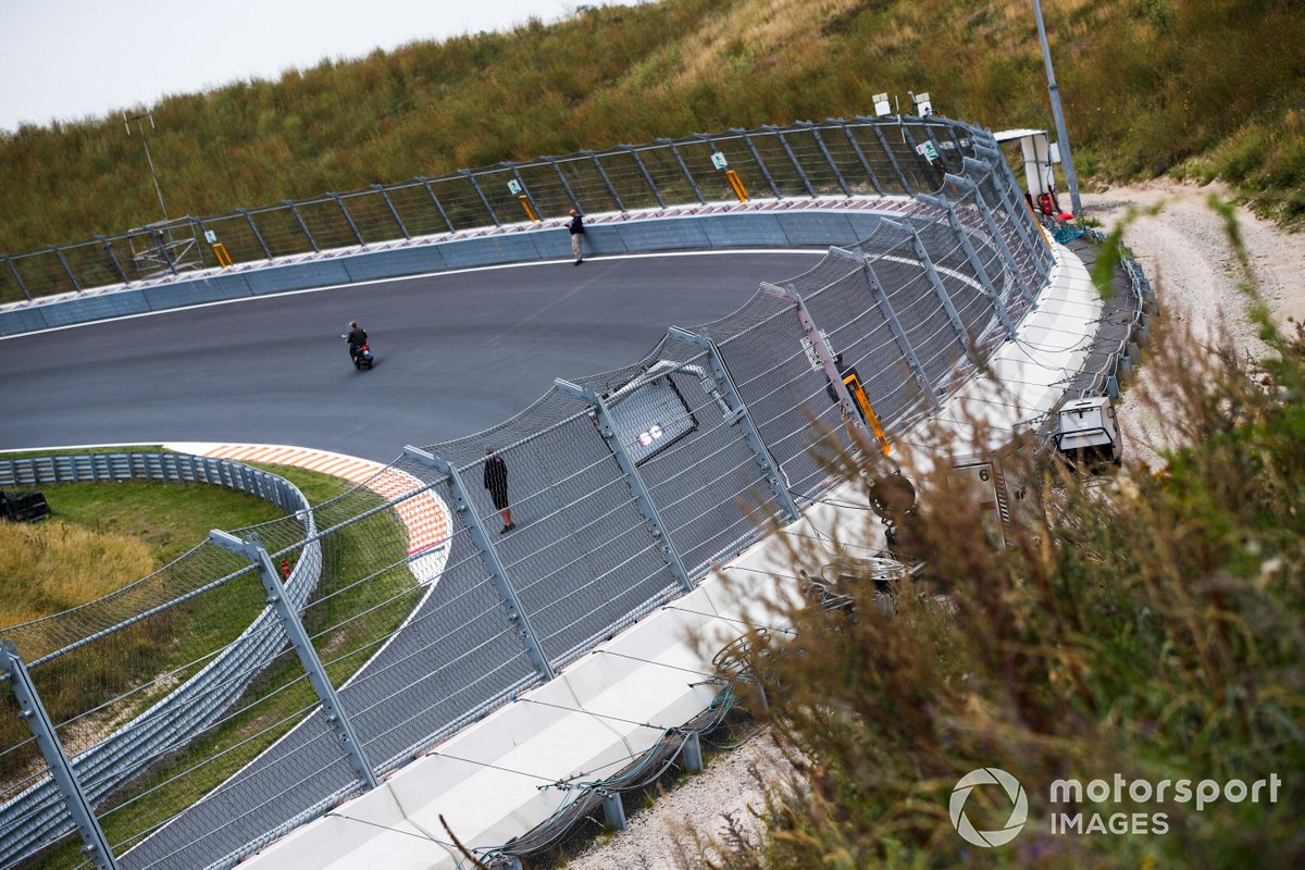Imagen de la curva peraltada de Zandvoort