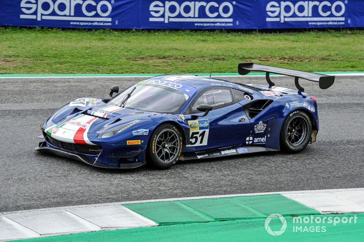 #51 AF Corse, Ferrari 488 GT3 Evo: Peter Mann, Lorenzo Casè