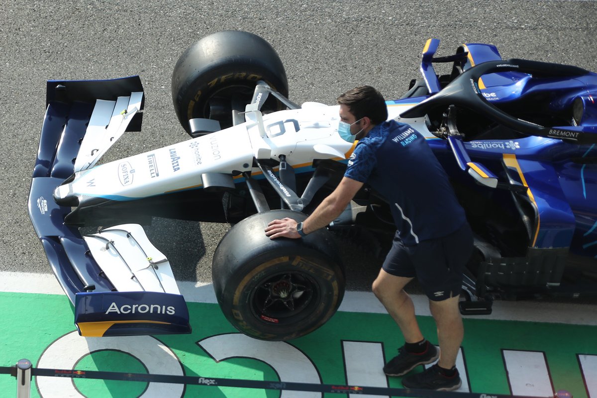 Детали передней части Williams FW43B