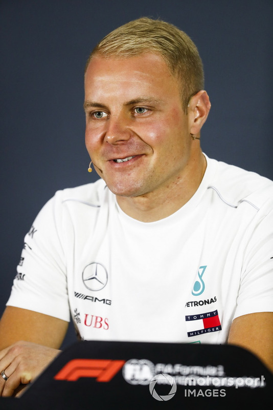 Valtteri Bottas, Mercedes AMG F1, in the press conference