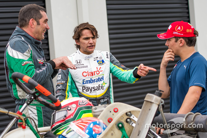 Pietro Fittipaldi, Max Papis e Enzo Fittipaldi