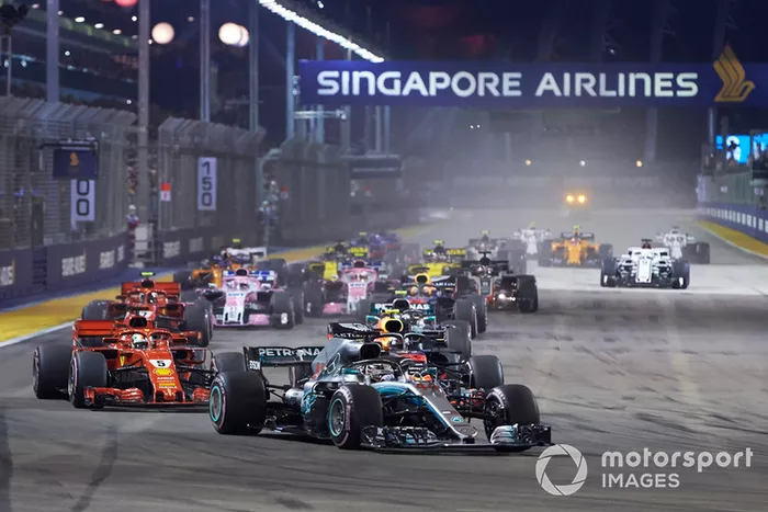Lewis Hamilton, Mercedes AMG F1 W09 EQ Power+, Sebastian Vettel, Ferrari SF71H, Max Verstappen, Red Bull Racing RB14, Valtteri Bottas, Mercedes AMG F1 W09 EQ Power+, Daniel Ricciardo, Red Bull Racing RB14, Kimi Raikkonen, Ferrari SF71H