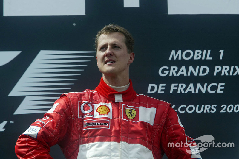 Podyum: Yarış galibi Michael Schumacher, Ferrari