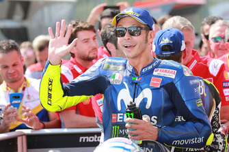 Second place Valentino Rossi, Yamaha Factory Racing