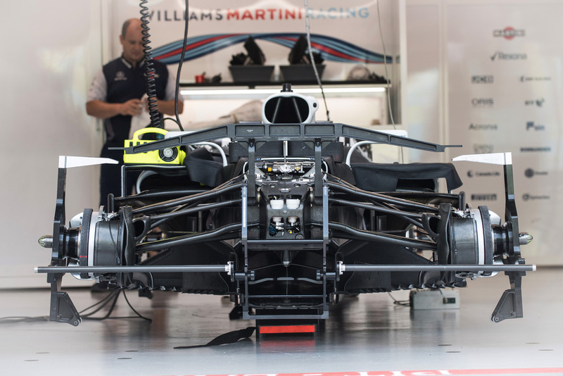 La Williams FW41 au garage