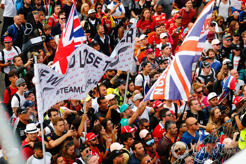 Suasana podium GP Italia