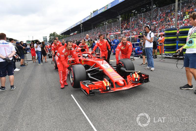 Rajtrács és készülődés az Olasz Nagydíj rajtja előtt - F1 2018