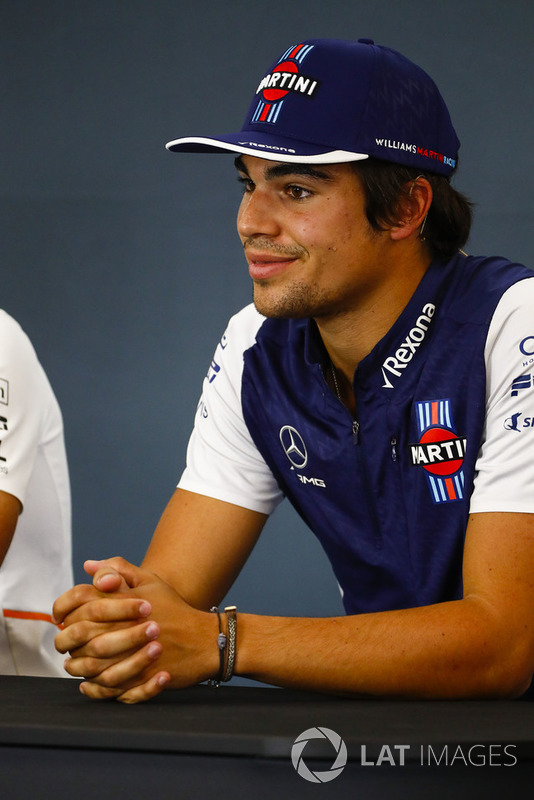 Lance Stroll, Williams Racing, in the Thursday press conference
