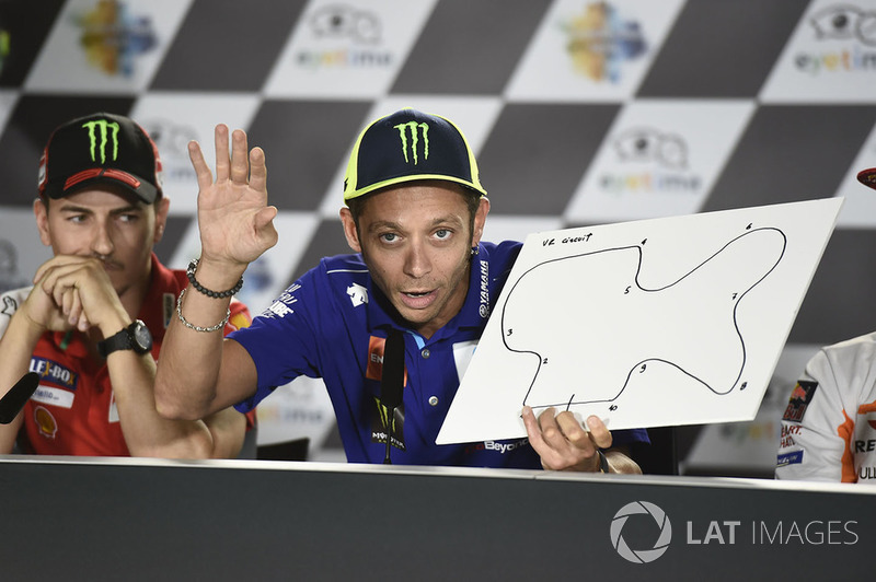 Valentino Rossi, Yamaha Factory Racing, ideal circuit