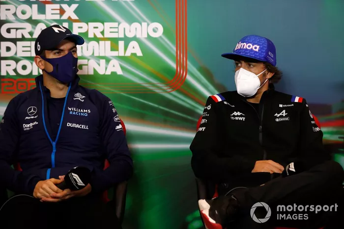Nicholas Latifi, Williams Racing Fernando Alonso, Alpine F1 Team 