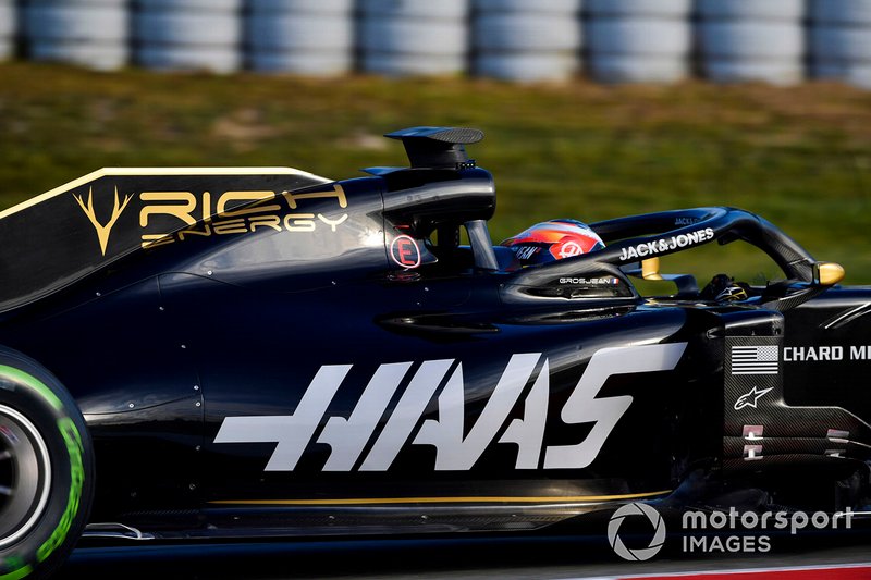 Romain Grosjean, Haas F1 Team VF-19 Ferrari.