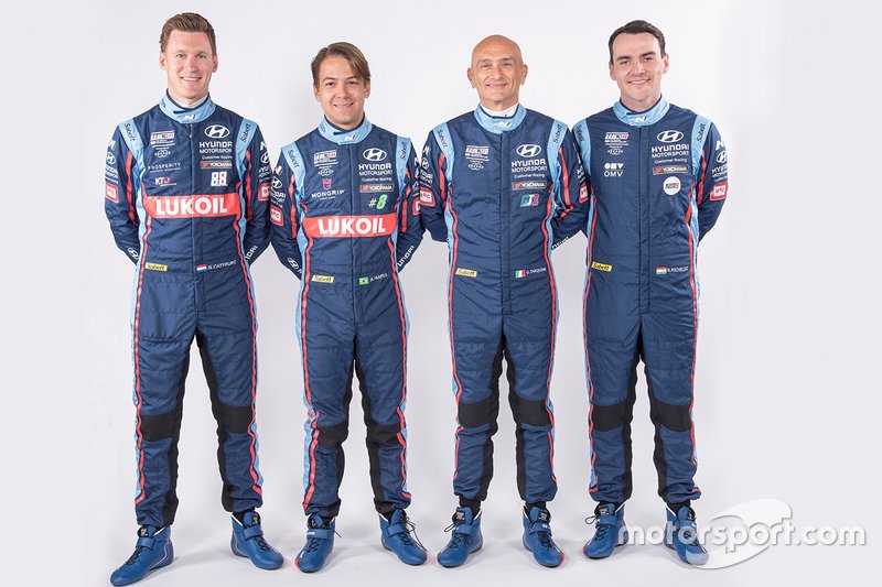 Nick Catsburg, Augusto Farfus, Gabriele Tarquini, Norbert Michelisz, Hyundai BRC Team