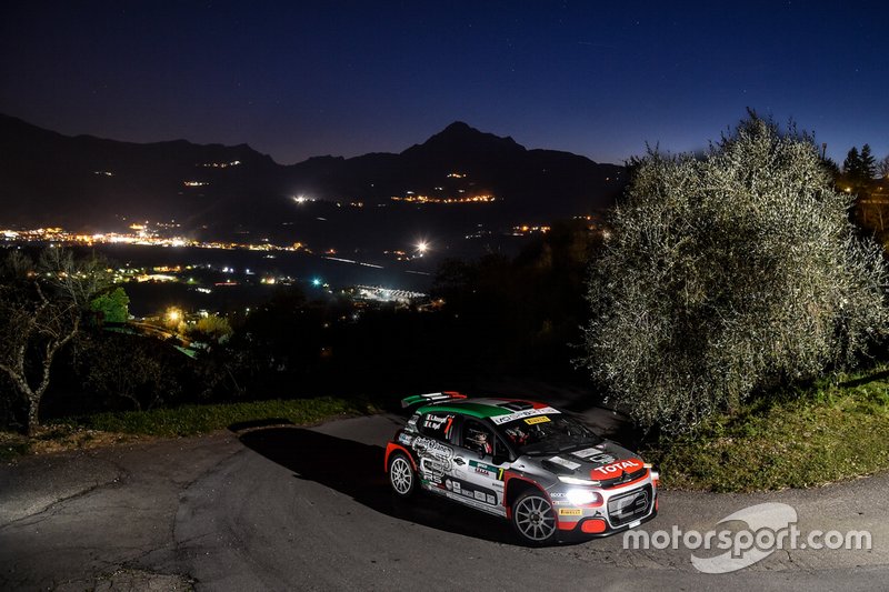Luca Rossetti, Eleonora Mori, Citroen C3 R5 #7, FPF Sport