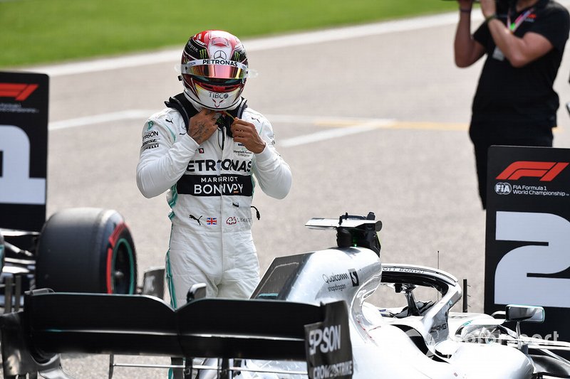 Lewis Hamilton, Mercedes AMG F1, on the grid