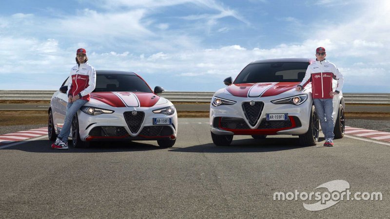 Кімі Райкконен, Антоніо Джовінацці, Stelvio Quadrifoglio, Giulia Quadrifoglio Alfa Romeo Racing