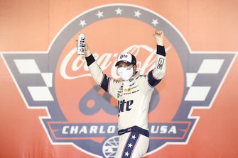 Race winner Brad Keselowski, Team Penske, Ford Mustang