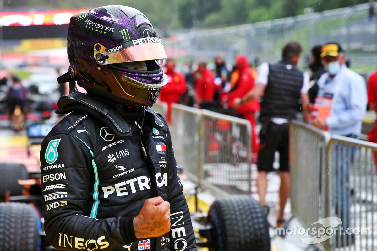 Polesitter Lewis Hamilton, Mercedes