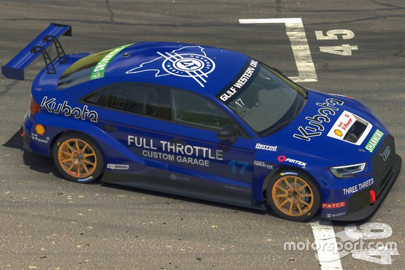 Team Johnson's virtual TCR car