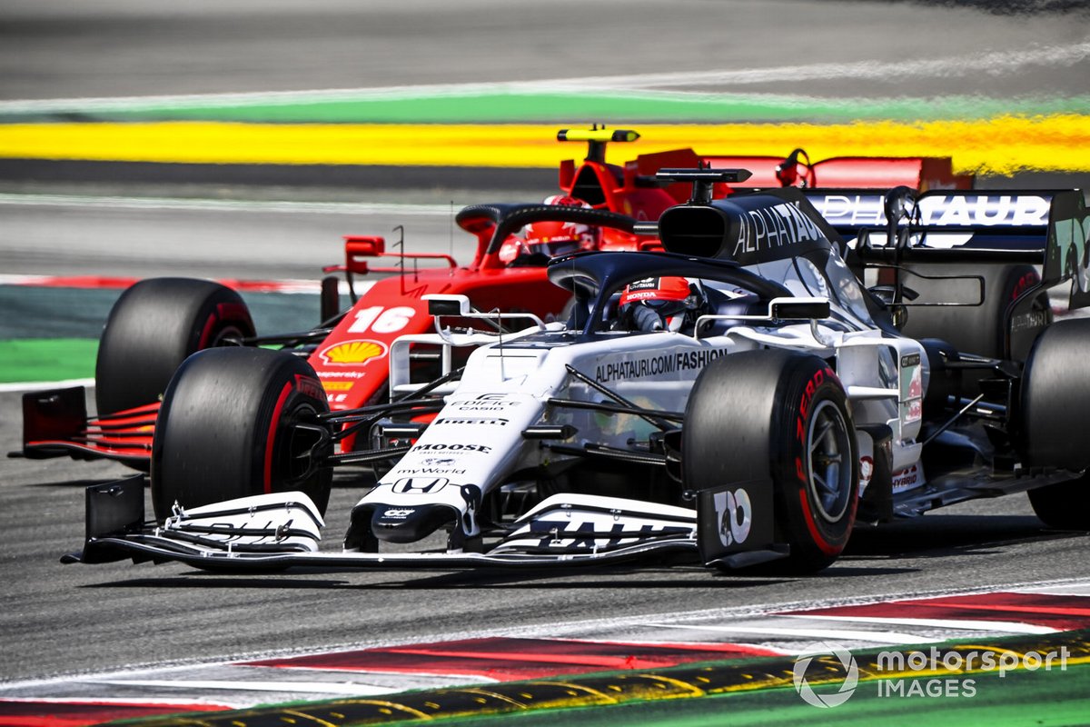 Даниил Квят, AlphaTauri AT01 и Шарль Леклер, Ferrari SF1000
