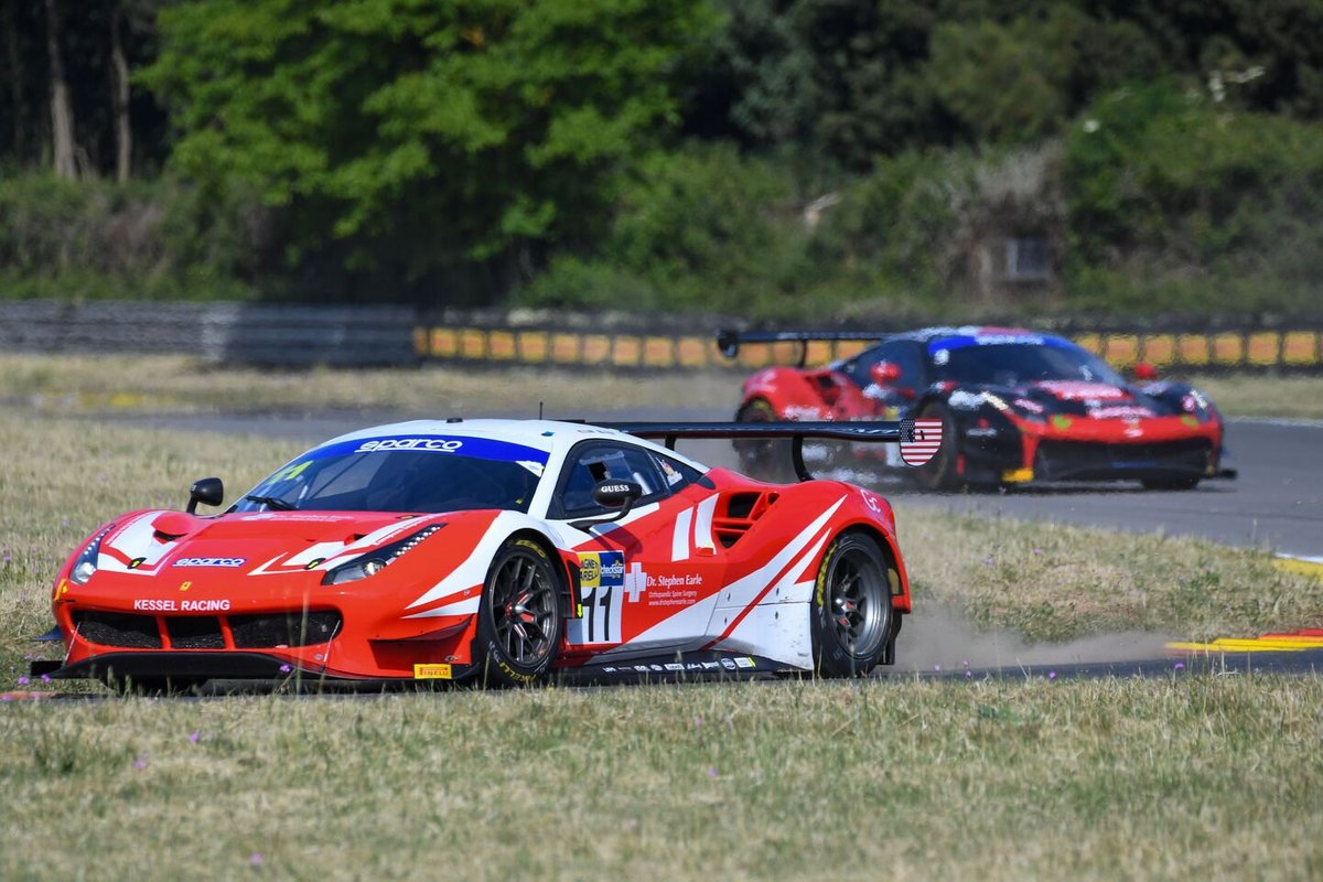#11 Kessel Racing, Ferrari 488 GT3 Evo: Stephen Earle, David Perel