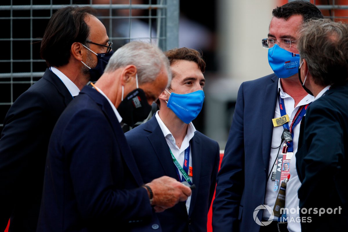 Eric Boullier, Director General de GIP Grand Prix de France (derecha)