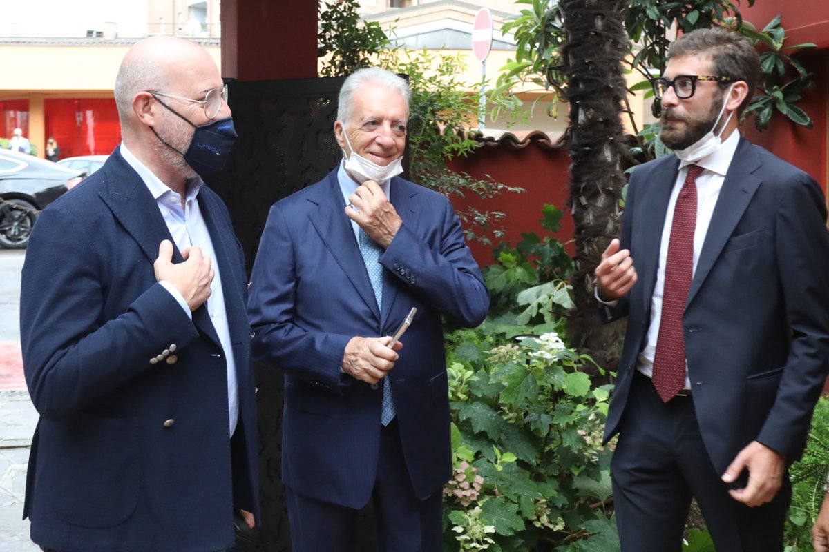 Stefano Bonaccini, Piero Ferrari, Enzo Mattioli Ferrari