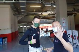 Francesco Maria Fenici, AB Racing e Massimiliano Ghinassi, direttore di gara