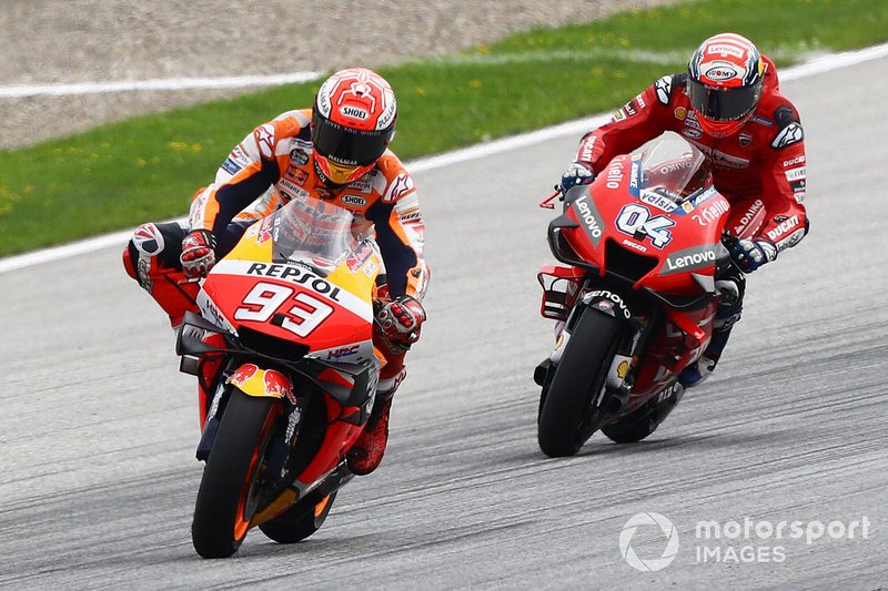 Marc Marquez, Repsol Honda Team, Andrea Dovizioso, Ducati Team,  MotoGP