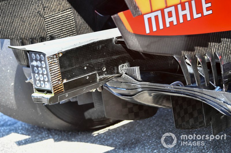 Rear light and diffuser of the Red Bull Racing RB15