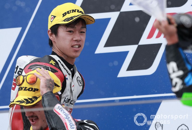 Podium: second place Ai Ogura, Honda Team Asia