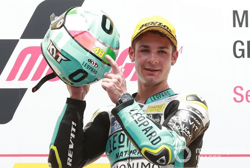 Il vincitore della gara Lorenzo Dalla Porta, Leopard Racing